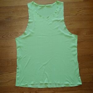 Lululemon men's Sleeveless Lime Green Tank top